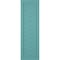 Ekena Millwork True Fit PVC Single Panel Chevron Modern Style Fixed Mount Shutters, Pure Turquoise, 18W x 42H, PR TFP001CV18X042PT - alternate 6